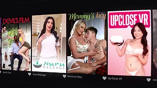 DEVILS FILM - Naughty Wife Leads Hot Threesome With Sexy Neighbor And A Strap-On