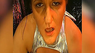 Blonde Bukkake Slut Gets Facial Cumshots From the Whole Crew