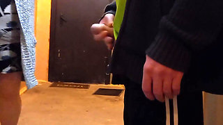 Oral sex and masturbation cock in the entrance 2