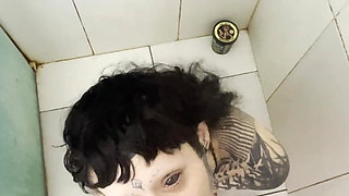 Tattooed Slut Never Stops Halfway Every Drop, Every Time, All the Piss