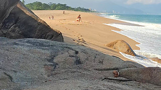Enjoying the Beach and Showing off My Body.