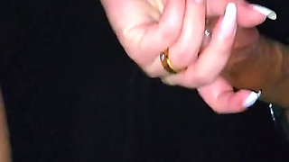 Married Fucking Stranger in Gloryhole in Front of Cuckold