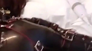 Mz12 - Latex-bound Puppy Vibrates to Reach Orgasm