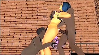 Two men fucked the mistress together