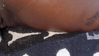 Ebony Gets Fucked by Fuck Machine