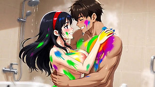 Holi fuck Babli bhabhi fucking in holi