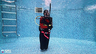 Underwater Scuba Date in My Tight Wetsuit: 2nd Date Cum Play