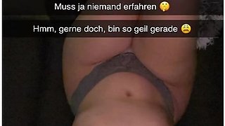 18 Year Old Girlfriend Cheats On Her Boyfriend On Snapchat And Lets Herself Cum All Over Cuckold Sex