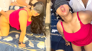 Blindfolded Hot Indian Wife Kitchen Sex with Husband Hardcore Blindfold Fucking Hindi Video