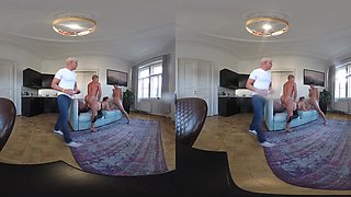 Katy Rose Vr Video- Redhead First Double Pussy Penetration (DPP