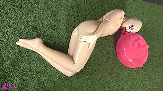Living Rubberdoll with Silicone Mask