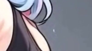 Waifu Secretary POV - Latina & Colored Hair Office Close-up Teasing