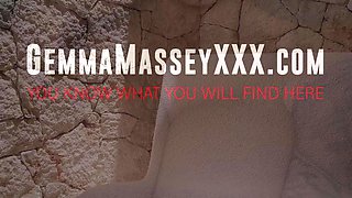 Stacked Hotwife Gemma Massey Cant Stop Moaning on Dildo