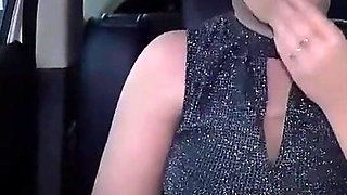 Risky Public Trip in Full Pantyhose Encasement Nylon Doll in the Car