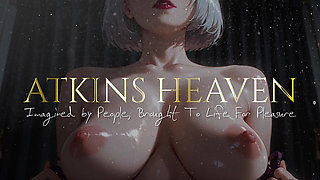 ATKINS HEAVEN - NeoHeaven Synthetic Touch: Futuristic AI Doll With Big Breasts Straddles Your Throbbing Cock