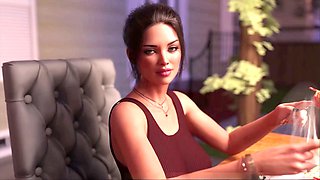 Big tits, animated cartoon, mummy