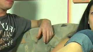 Amateur threesome to spread tight horny pussies - 1