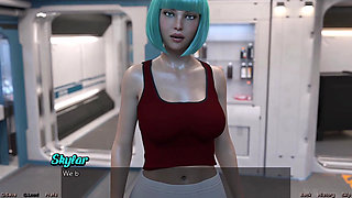 Stranded in Space - Playing and Kissing the Hot Doctor