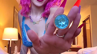 Butt Slut Heels Masturbation Buttplug Monster Dildo Sucking Sloppy