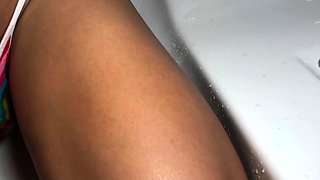Big tits Thai femboy blowjob and pissing