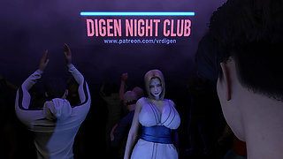 Tsunade cos at the Nightclub