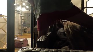 Moonlight Temptation: Black Swan Sucks Big Dick, Cum in Mouth, Tight Pussy Pounded Hard