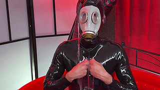 Slave Milked in Latex and Slime