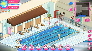 Hentai Game - Minami Hentai Gallery Scene Pool Sex 3 - Lifeguard Holic