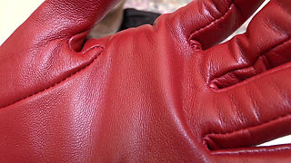 Red Leather Gloves-the Scent of Leather Makes You Weak, Lady Victoria Valente