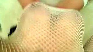 blonde teen pregnant girl has her pussy masturbated