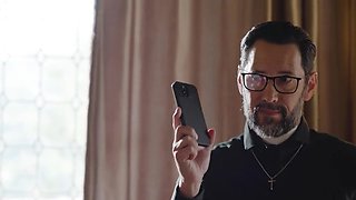 Anal fuck with a creepy priest who does creepy things