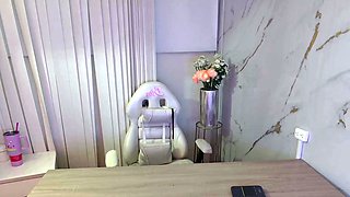 Close up teen masturbation