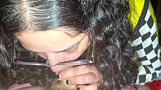 It's cold and BabyLuna939 comes to warm you up by sucking Eddie Queens' dick in this new POV where every last drop of cum 2