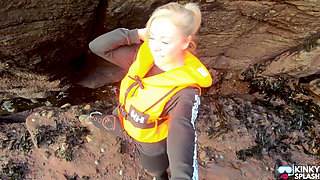 Bright Orange Helly Hansen Life Jacket Strap Play