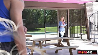 Savannah Bond Let's Son's Best Friend Leave Her Cunt A Dripping Mess