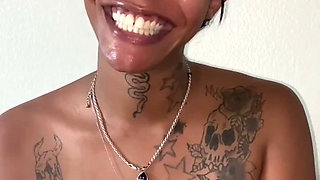 Freaky slut love's gaping her pussy open for Big black cock!
