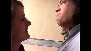 My Wife's Wild Side: Hairy Brunette MILF Takes Anal and Blowjob at Home