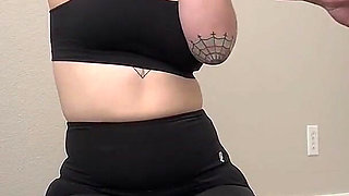 Stretching in My Tight Legging