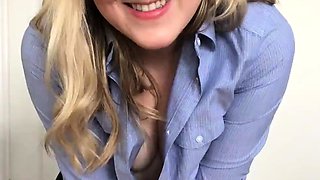 Amateur striptease and Solo masturbation