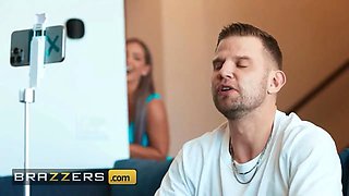 Brazzers - busty hayley davies makes celibacy unlikely for vince with her seductive, insane challenge