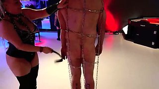 Big Tits Mature MILF Mistress Tied Up For Breath Control BDSM - Extreme Femdom Punishment