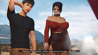 While BF Fixes the Engine, GF Gets Creampied in the Mid of Nowhere by BBC Mechanic