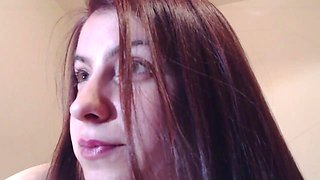 Katherine Squirts Lesbian Striptease for Stepdaddys Big Butt