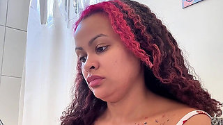 Chubby Gassy Girl Morning Toilet Farts Natural Gassy Moment