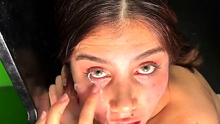 Oh Yes! She Swallows Every Drop in This Wild Gloryhole Orgy
