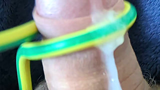 Cumshot with massager 57