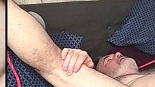 Bound Vibrator Prostate Massage and Hand Job