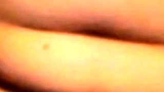 Filipina Amateur Shaves and Masturbates on Webcam