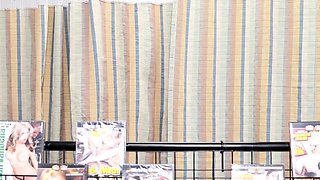 Big booty ebony MILF sucks and fucks white gloryhole cocks