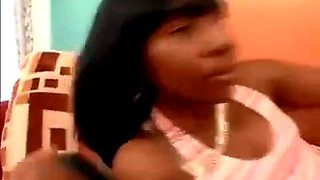 Ebony Threesome ft. Janet  Jacme: Blowjob, Doggy  Cowgirl Porn